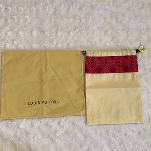 Louis Vuitton and Tory Burch Wallet Dust bag